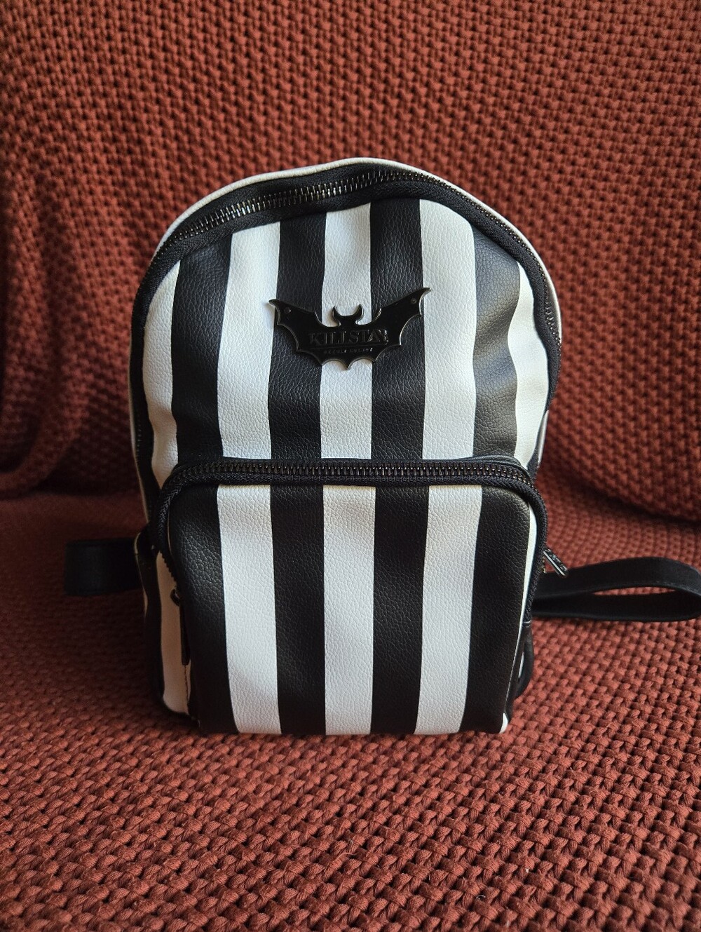 Killstar Rails Mini Stripe Backpack